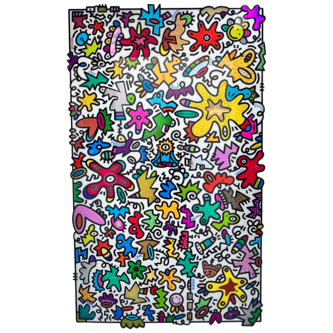 tableau pop art deco intérieure interior expo peintre belge artiste belge decoration original peinture Keith haring peps good vibes decoratie belgique Bruxelles Brussel print gallery popart epoxy résine resin contemporain contemporary abstract abstrait kunst kunstenaar belg Belgium Belgian artist design galerie galerij affordable art fair Brussels aaf doodle
