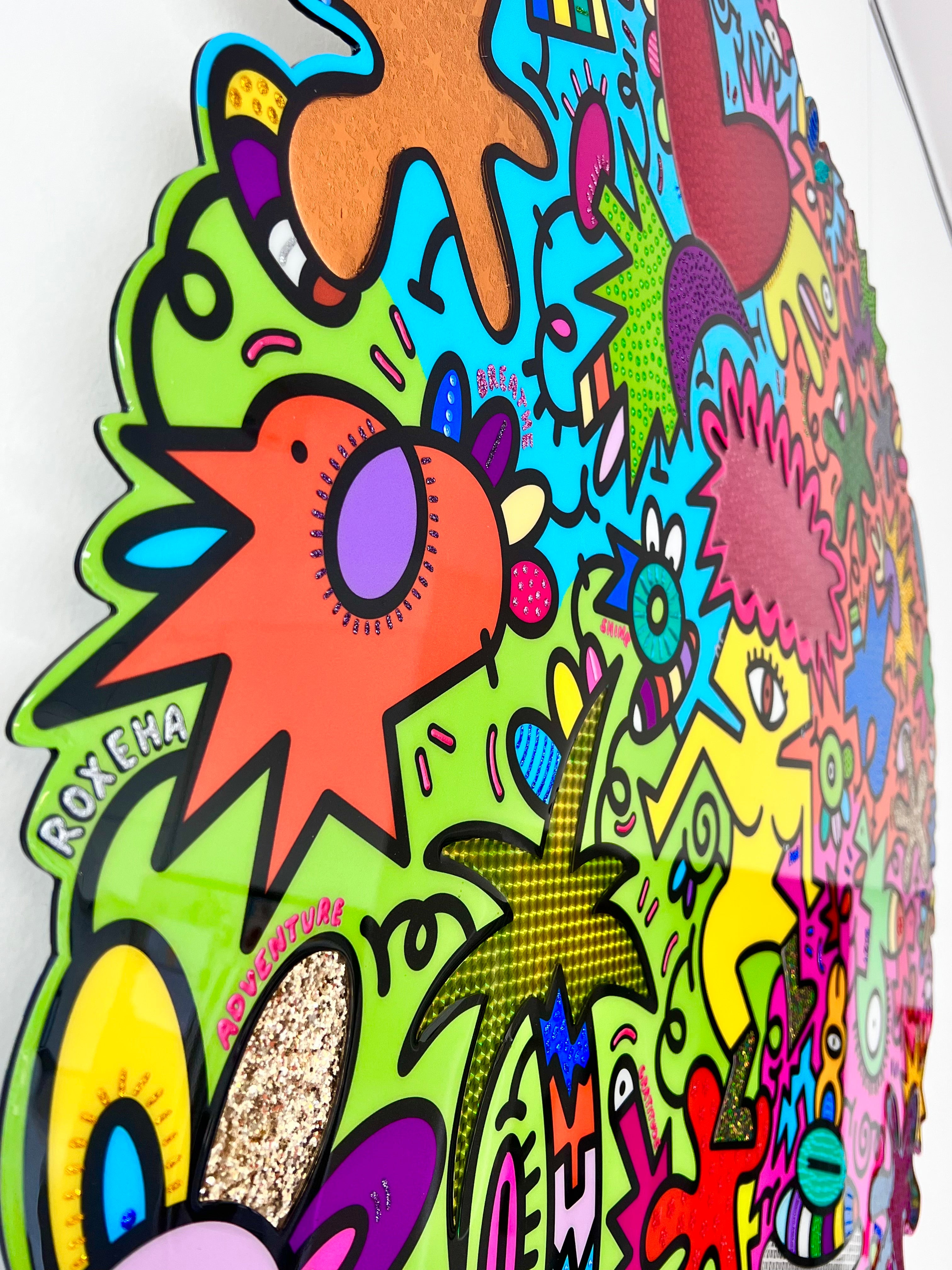 tableau pop art deco intérieure interior expo peintre belge artiste belge decoration original peinture Keith haring peps good vibes decoratie belgique Bruxelles Brussel print gallery popart epoxy résine resin contemporain contemporary abstract abstrait kunst kunstenaar belg Belgium Belgian artist design galerie galerij affordable art fair Brussels aaf doodle frenchie French bulldog