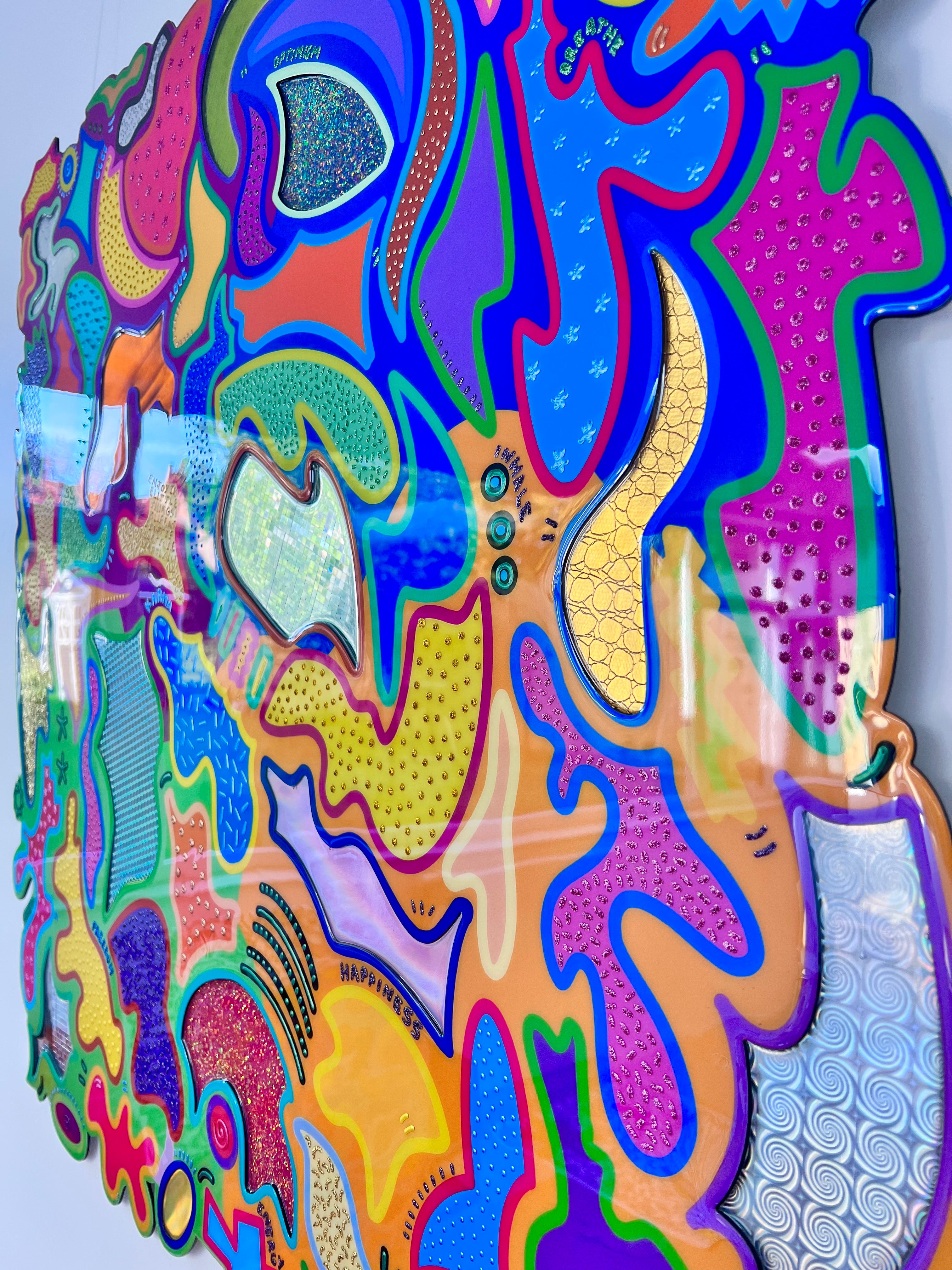 tableau pop art deco intérieure interior expo peintre belge artiste belge decoration original peinture Keith haring peps good vibes decoratie belgique Bruxelles Brussel print gallery popart epoxy résine resin contemporain contemporary abstract abstrait kunst kunstenaar belg Belgium Belgian artist design galerie galerij affordable art fair Brussels aaf doodle frenchie French bulldog
