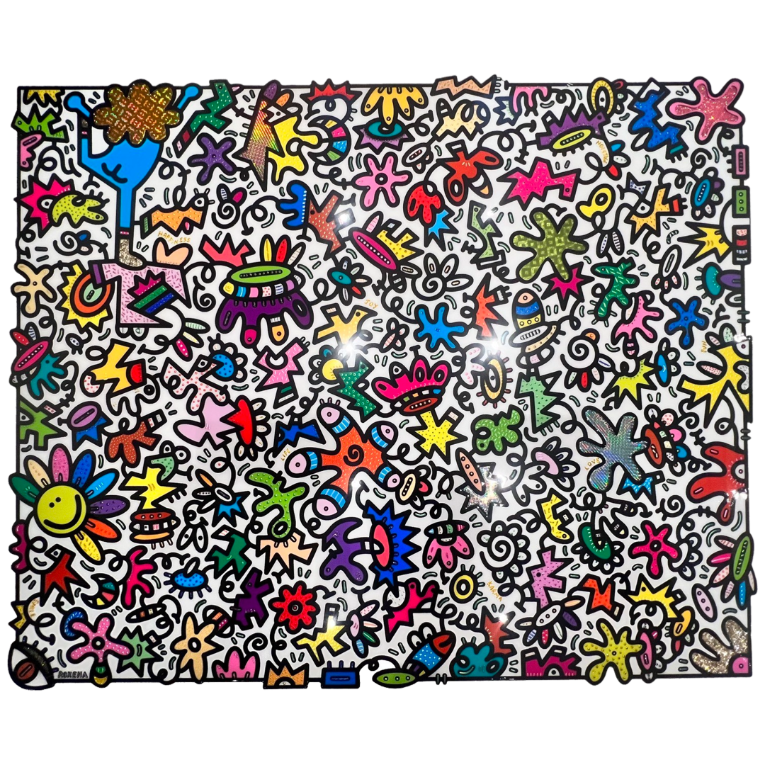 tableau pop art deco intérieure interior expo peintre belge artiste belge decoration original peinture Keith haring peps good vibes decoratie belgique Bruxelles Brussel print gallery popart epoxy résine resin contemporain contemporary abstract abstrait kunst kunstenaar belg Belgium Belgian artist design galerie galerij affordable art fair Brussels aaf doodle frenchie French bulldog