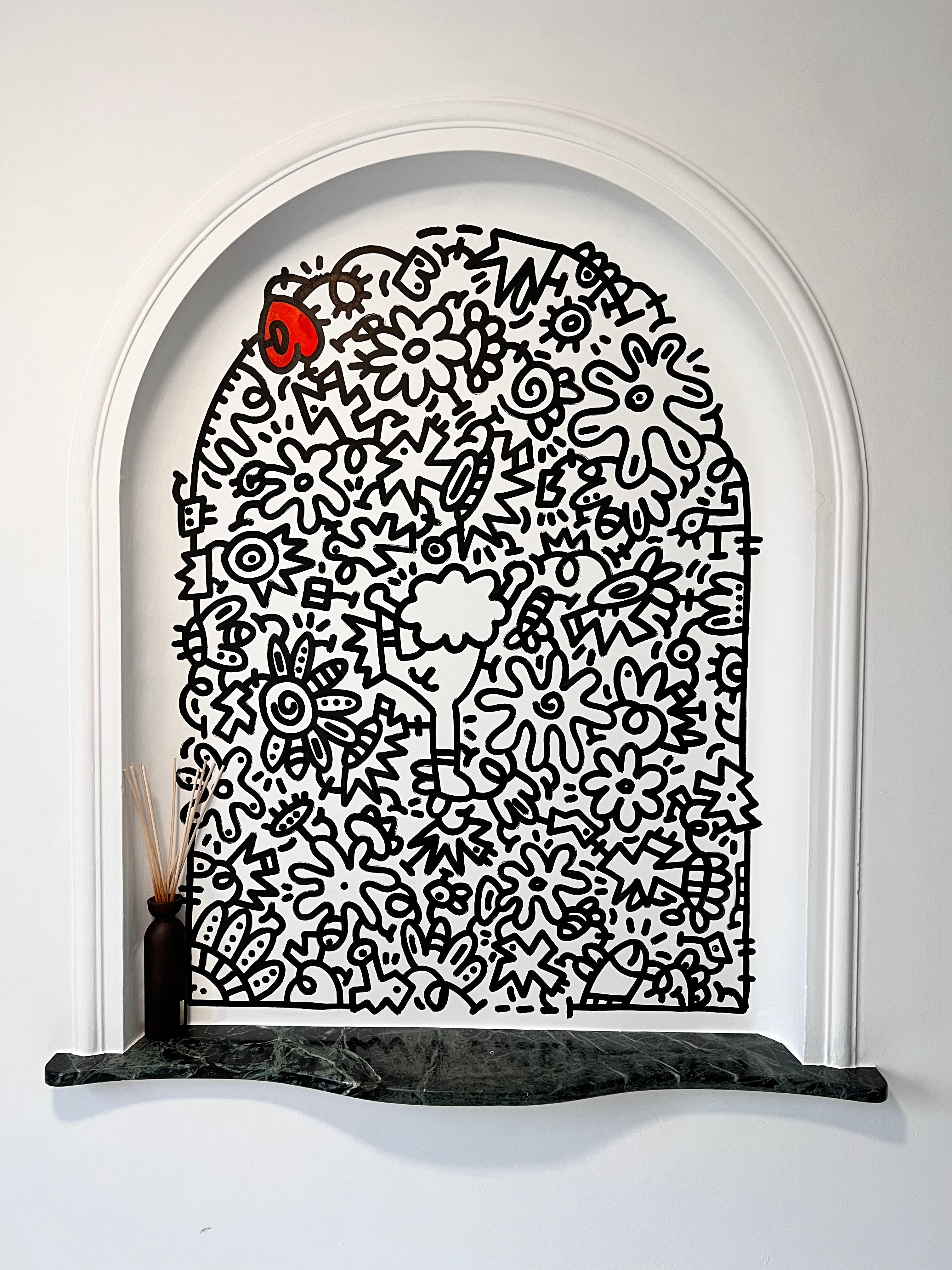 tableau pop art deco intérieure interior expo peintre belge artiste belge decoration original peinture Keith haring peps good vibes decoratie belgique Bruxelles Brussel print gallery popart epoxy résine resin contemporain contemporary abstract abstrait kunst kunstenaar belg Belgium Belgian artist design galerie galerij affordable art fair Brussels aaf doodle frenchie French bulldog