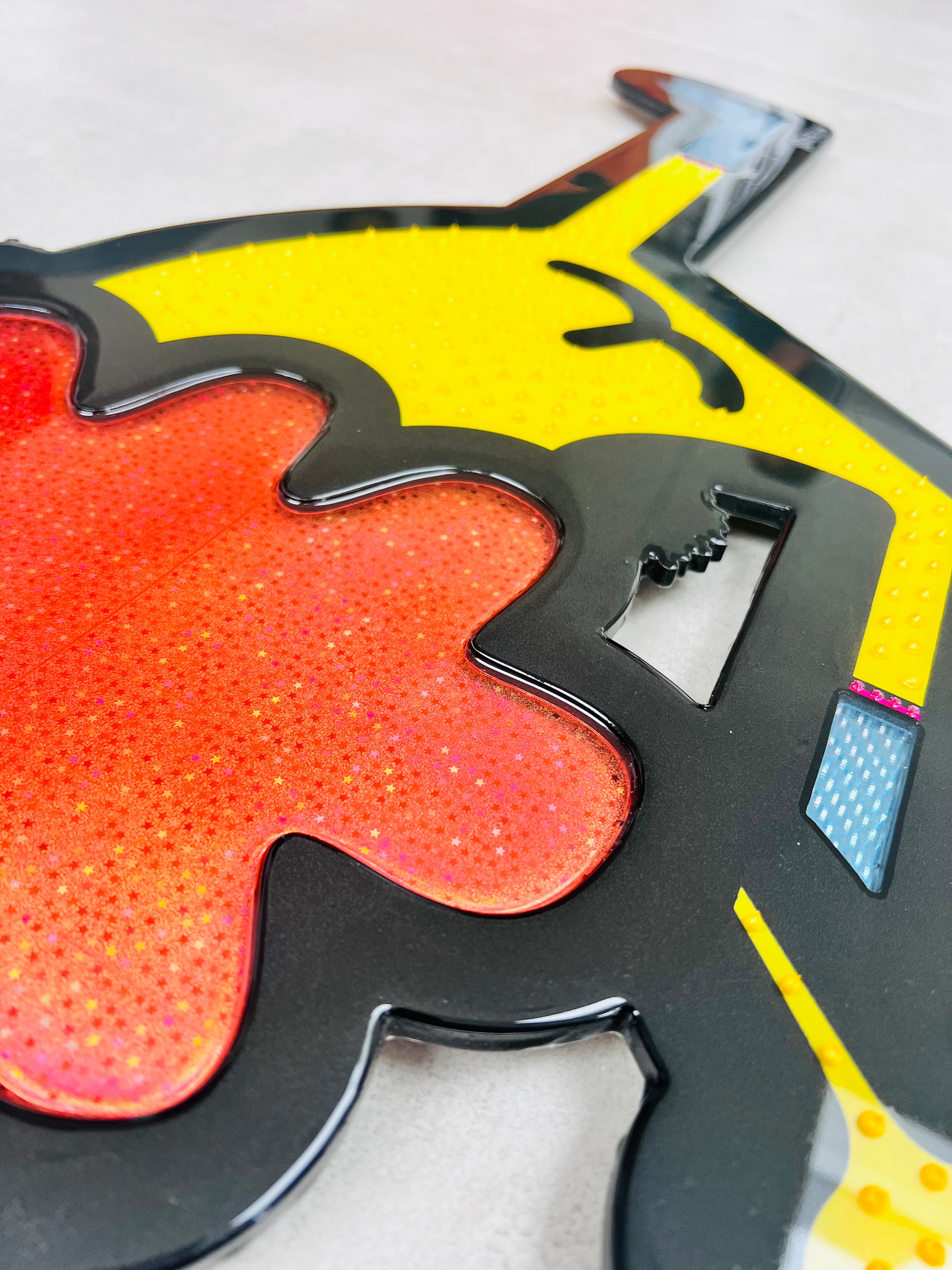 tableau artwork pop art deco interior expo peintre belge artiste belge decoration original peinture Keith haring ROMERO BRITTO peps good vibes decoratie belgique Bruxelles Brussel print gallery popart epoxy résine resin contemporain contemporary abstract abstrait kunst kunstenaar Belgium artist design galerie galerij doodle frenchie French bulldog colors colours oeuvre