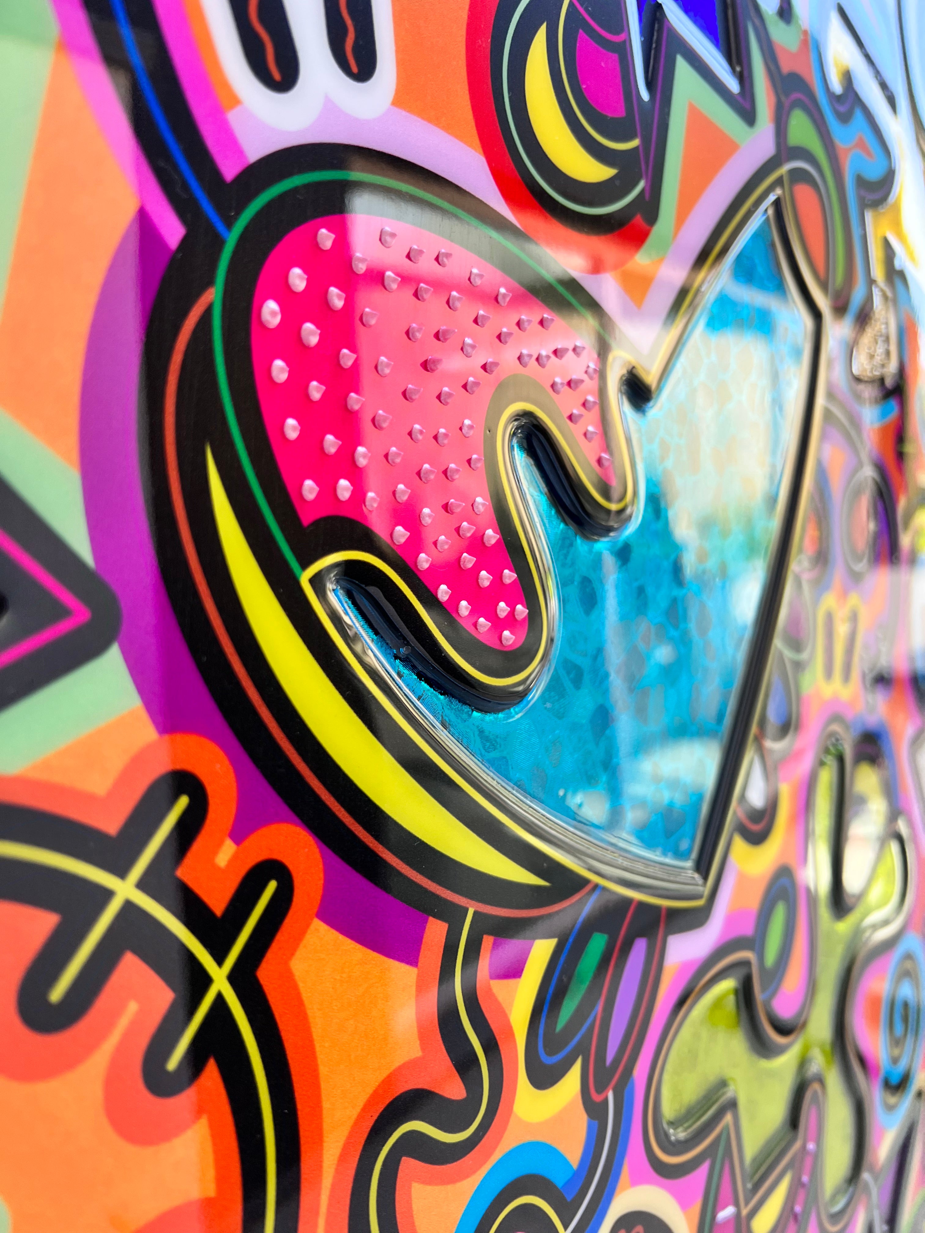 tableau pop art deco intérieure interior expo peintre belge artiste belge decoration original peinture Keith haring peps good vibes decoratie belgique Bruxelles Brussel print gallery popart epoxy résine resin contemporain contemporary abstract abstrait kunst kunstenaar belg Belgium Belgian artist design galerie galerij