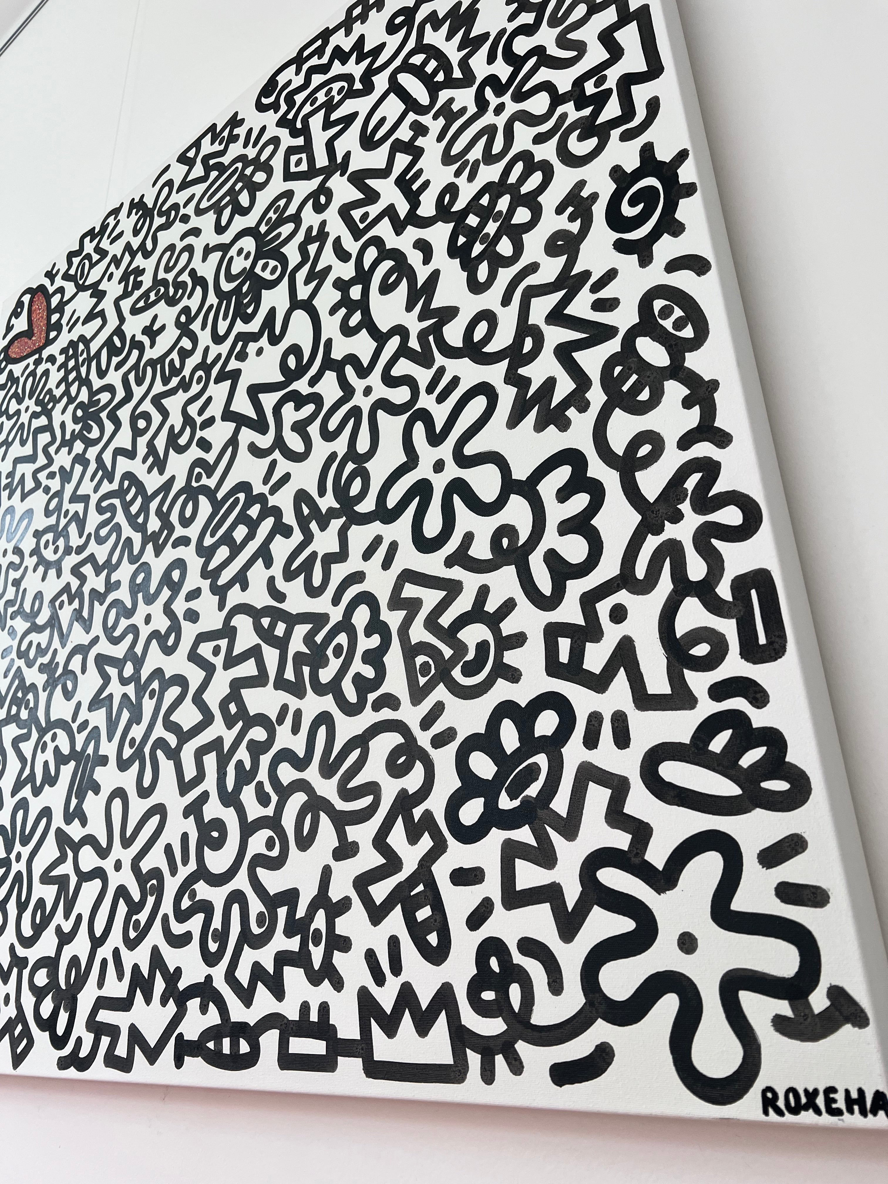 tableau pop art deco intérieure interior expo peintre belge artiste belge decoration original peinture Keith haring peps good vibes decoratie belgique Bruxelles Brussel print gallery popart epoxy résine resin contemporain contemporary abstract abstrait kunst kunstenaar belg Belgium Belgian artist design galerie galerij