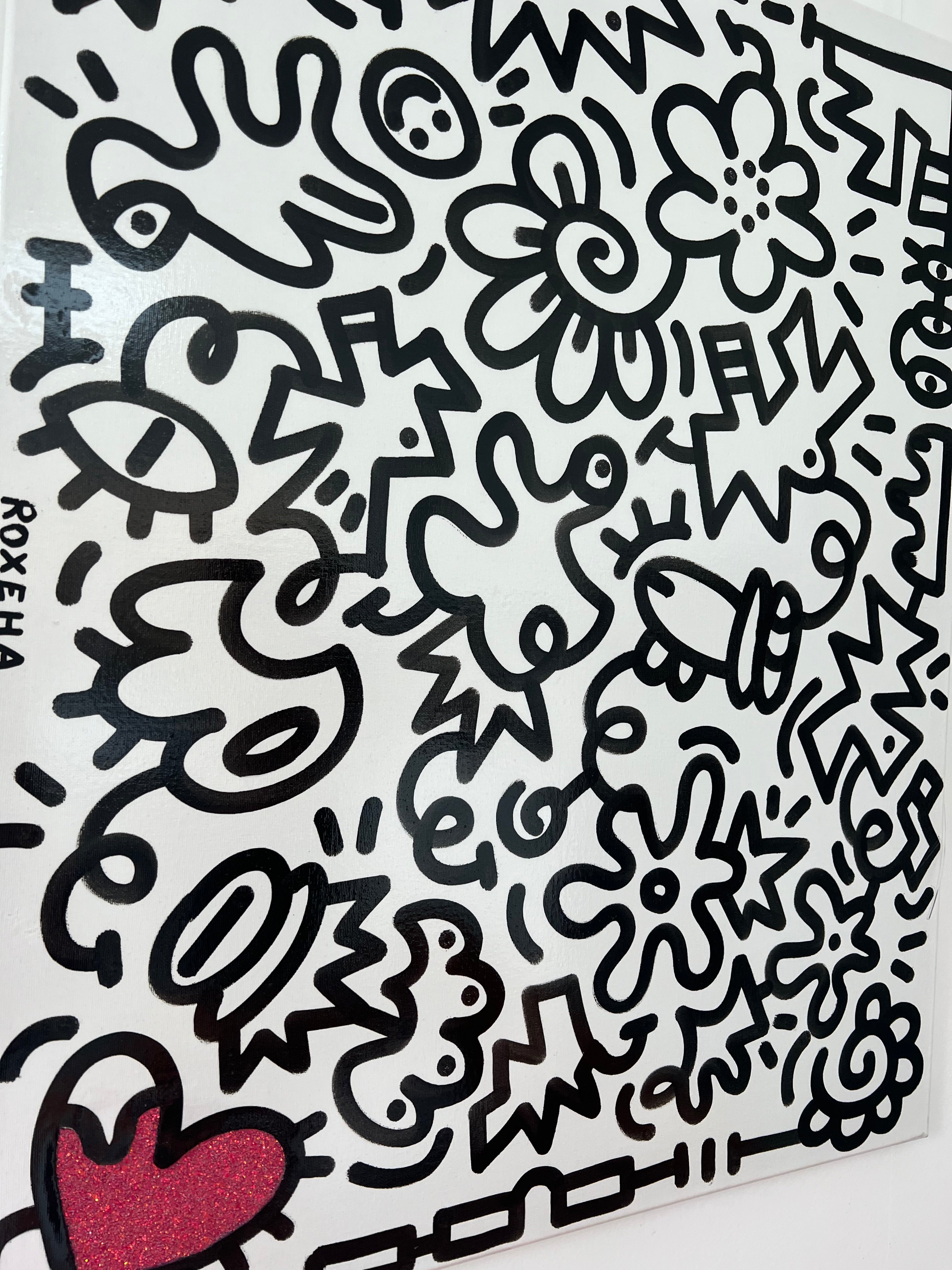 tableau pop art deco intérieure interior expo peintre belge artiste belge decoration original peinture Keith haring peps good vibes decoratie belgique Bruxelles Brussel print gallery popart epoxy résine resin contemporain contemporary abstract abstrait kunst kunstenaar belg Belgium Belgian artist design galerie galerij affordable art fair Brussels aaf doodle frenchie French bulldog