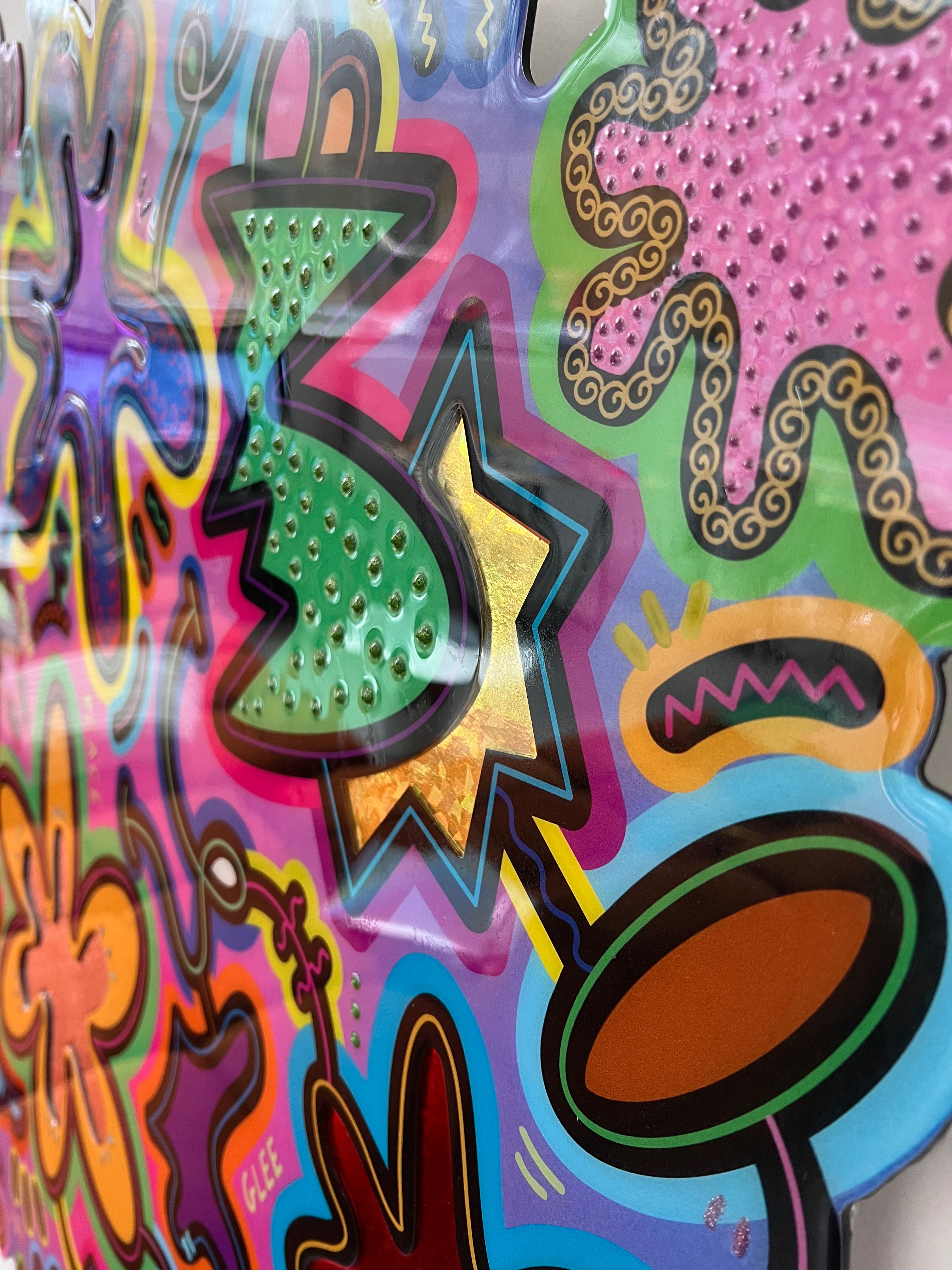 tableau pop art deco intérieure interior expo peintre belge artiste belge decoration original peinture Keith haring peps good vibes decoratie belgique Bruxelles Brussel print gallery popart epoxy résine resin contemporain contemporary abstract abstrait kunst kunstenaar belg Belgium Belgian artist design galerie galerij