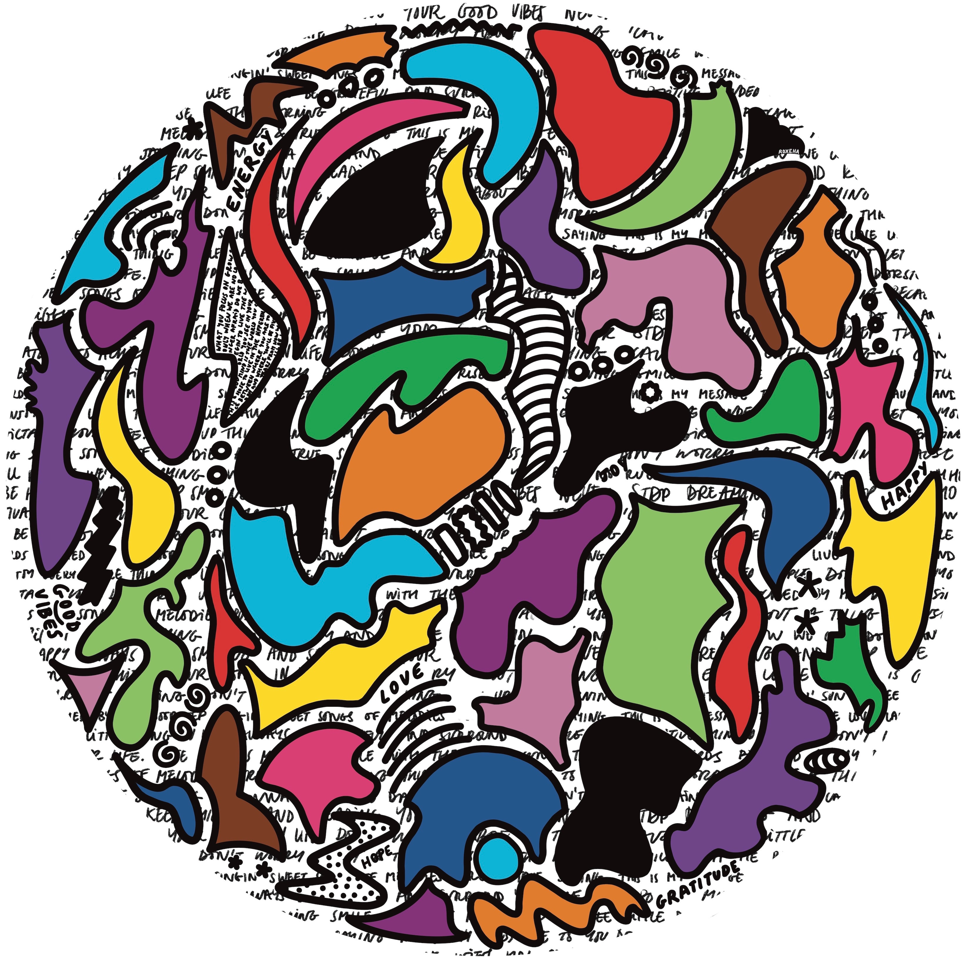 tableau rond mandala pop art tableau support décoration intérieure expo lumière tableau salon peintre belge toiles exposition artiste belge matière décoration exterieur artiste belge décoration d’extérieur jardin déco extérieure decoration exterieures artistes belges original peinture couleurs Keith haring rond cercle flashy peps good vibes cadre cadres beau decoratie belgique local aluminium résistant waterproof imperméable Bruxelles Brussel impression