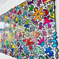 tableau pop art deco intérieure interior expo peintre belge artiste belge decoration original peinture Keith haring peps good vibes decoratie belgique Bruxelles Brussel print gallery popart epoxy résine resin contemporain contemporary abstract abstrait kunst kunstenaar belg Belgium Belgian artist design galerie galerij affordable art fair Brussels aaf doodle frenchie French bulldog