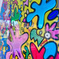 tableau pop art deco intérieure interior expo peintre belge artiste belge decoration original peinture Keith haring peps good vibes decoratie belgique Bruxelles Brussel print gallery popart epoxy résine resin contemporain contemporary abstract abstrait kunst kunstenaar belg Belgium Belgian artist design galerie galerij affordable art fair Brussels aaf doodle frenchie French bulldog