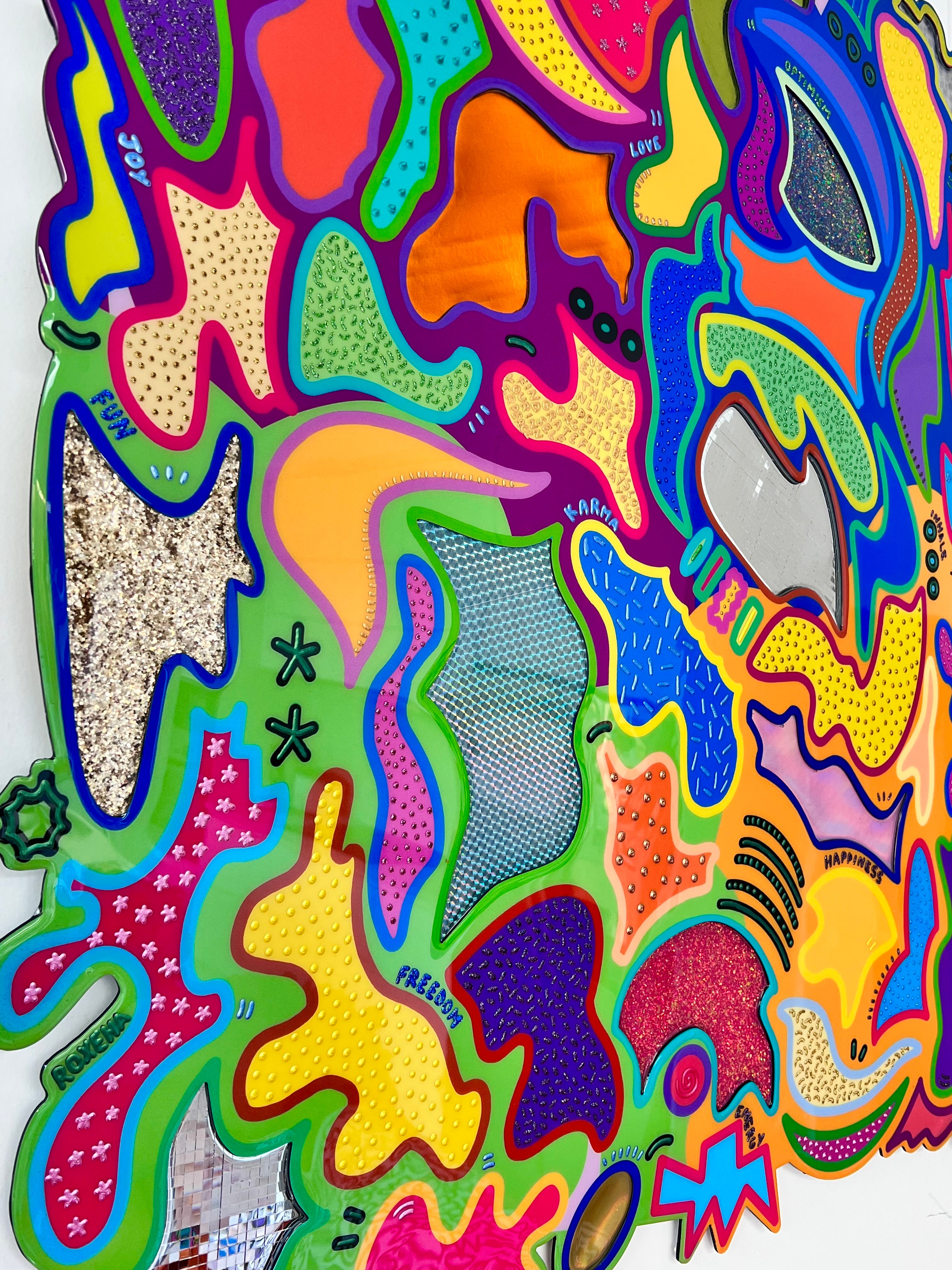 tableau pop art deco intérieure interior expo peintre belge artiste belge decoration original peinture Keith haring peps good vibes decoratie belgique Bruxelles Brussel print gallery popart epoxy résine resin contemporain contemporary abstract abstrait kunst kunstenaar belg Belgium Belgian artist design galerie galerij affordable art fair Brussels aaf doodle frenchie French bulldog