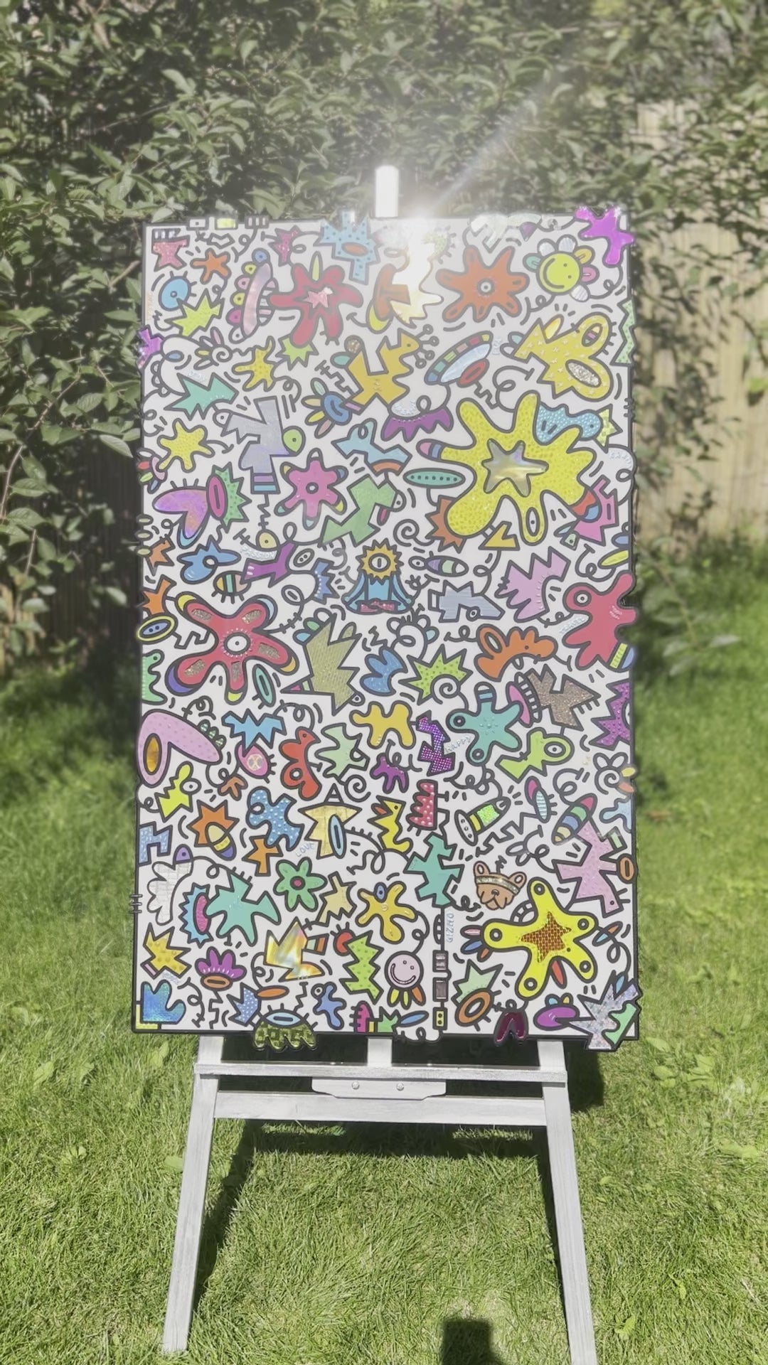 tableau pop art deco intérieure interior expo peintre belge artiste belge decoration original peinture Keith haring peps good vibes decoratie belgique Bruxelles Brussel print gallery popart epoxy résine resin contemporain contemporary abstract abstrait kunst kunstenaar belg Belgium Belgian artist design galerie galerij affordable art fair Brussels aaf doodle