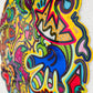 tableau pop art deco intérieure interior expo peintre belge artiste belge decoration original peinture Keith haring peps good vibes decoratie belgique Bruxelles Brussel print gallery popart epoxy résine resin contemporain contemporary abstract abstrait kunst kunstenaar belg Belgium Belgian artist design galerie galerij