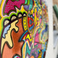 tableau pop art deco intérieure interior expo peintre belge artiste belge decoration original peinture Keith haring peps good vibes decoratie belgique Bruxelles Brussel print gallery popart epoxy résine resin contemporain contemporary abstract abstrait kunst kunstenaar belg Belgium Belgian artist design galerie galerij