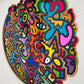 tableau pop art deco intérieure interior expo peintre belge artiste belge decoration original peinture Keith haring peps good vibes decoratie belgique Bruxelles Brussel print gallery popart epoxy résine resin contemporain contemporary abstract abstrait kunst kunstenaar belg Belgium Belgian artist design galerie galerij