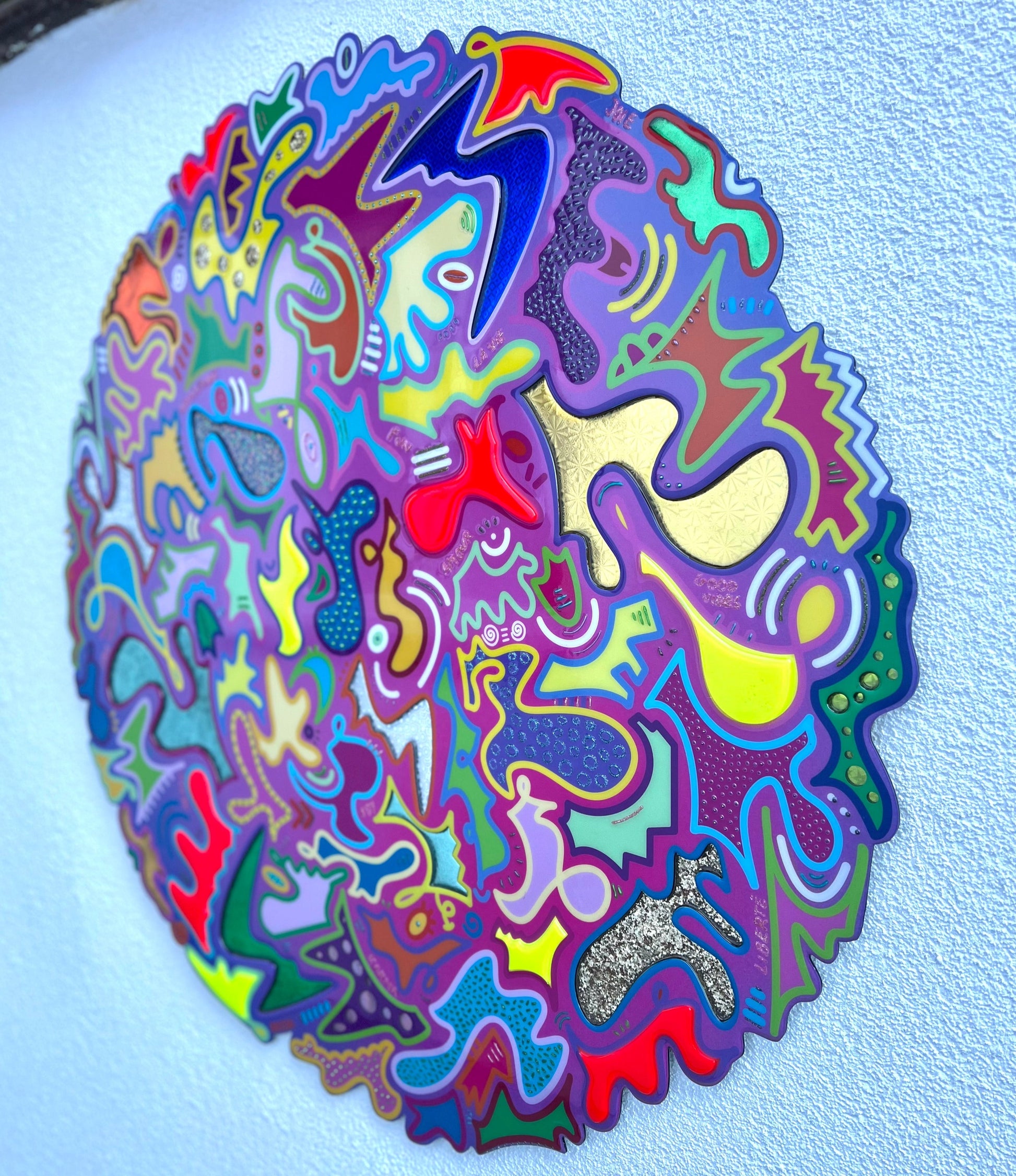 tableau pop art deco intérieure interior expo peintre belge artiste belge decoration original peinture Keith haring peps good vibes decoratie belgique Bruxelles Brussel print gallery popart epoxy résine resin contemporain contemporary abstract abstrait kunst kunstenaar belg Belgium Belgian artist design galerie galerij
