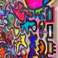 tableau pop art deco intérieure interior expo peintre belge artiste belge decoration original peinture Keith haring peps good vibes decoratie belgique Bruxelles Brussel print gallery popart epoxy résine resin contemporain contemporary abstract abstrait kunst kunstenaar belg Belgium Belgian artist design galerie galerij