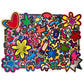 tableau pop art deco intérieure interior expo peintre belge artiste belge decoration original peinture Keith haring peps good vibes decoratie belgique Bruxelles Brussel print gallery popart epoxy résine resin contemporain contemporary abstract abstrait kunst kunstenaar belg Belgium Belgian artist design galerie galerij