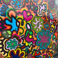 tableau pop art deco intérieure interior expo peintre belge artiste belge decoration original peinture Keith haring peps good vibes decoratie belgique Bruxelles Brussel print gallery popart epoxy résine resin contemporain contemporary abstract abstrait kunst kunstenaar belg Belgium Belgian artist design galerie galerij